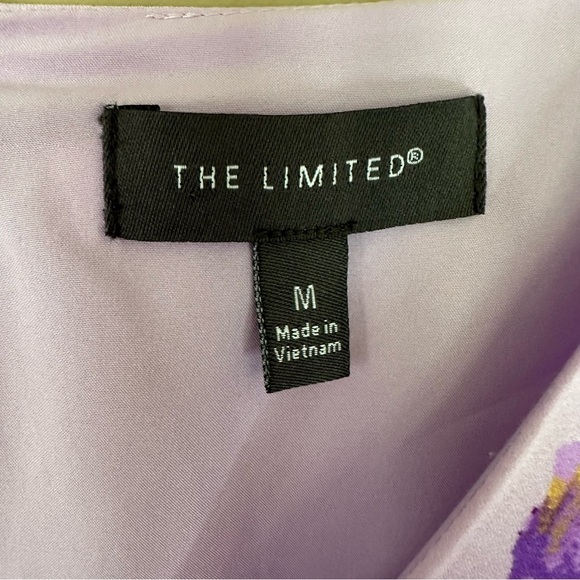 Purple Floral Puff Sleeve Ruffle Dress Women M Fairy Tired Smocked Feminine Flow - Picture 2 of 10